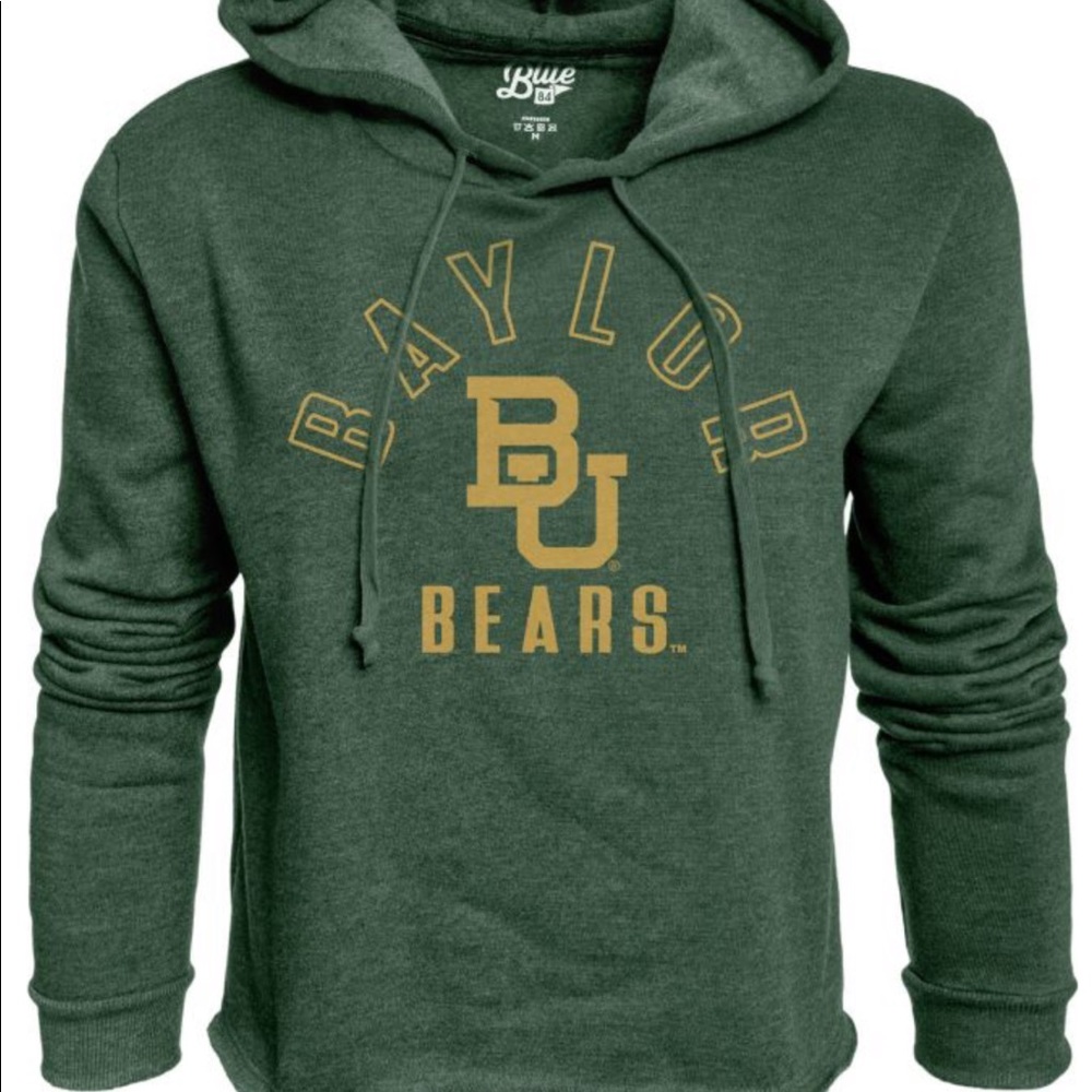 Baylor University Cropped Hoodie Sweatshirt